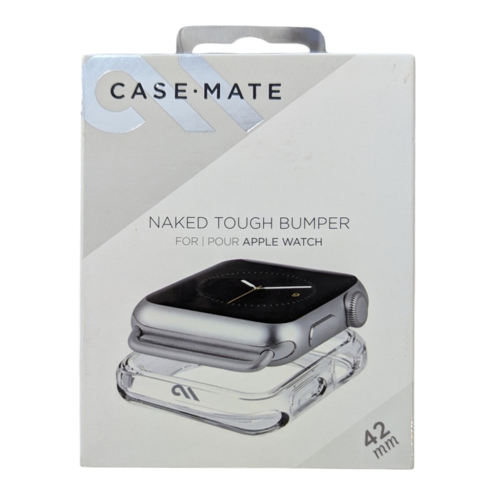 F2.‎ Case-Mate 42mm Naked Tough Bumper for Apple Watch - Clear